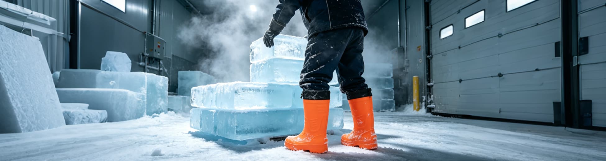 Cold storage and winter work boots for low temperature workplaces