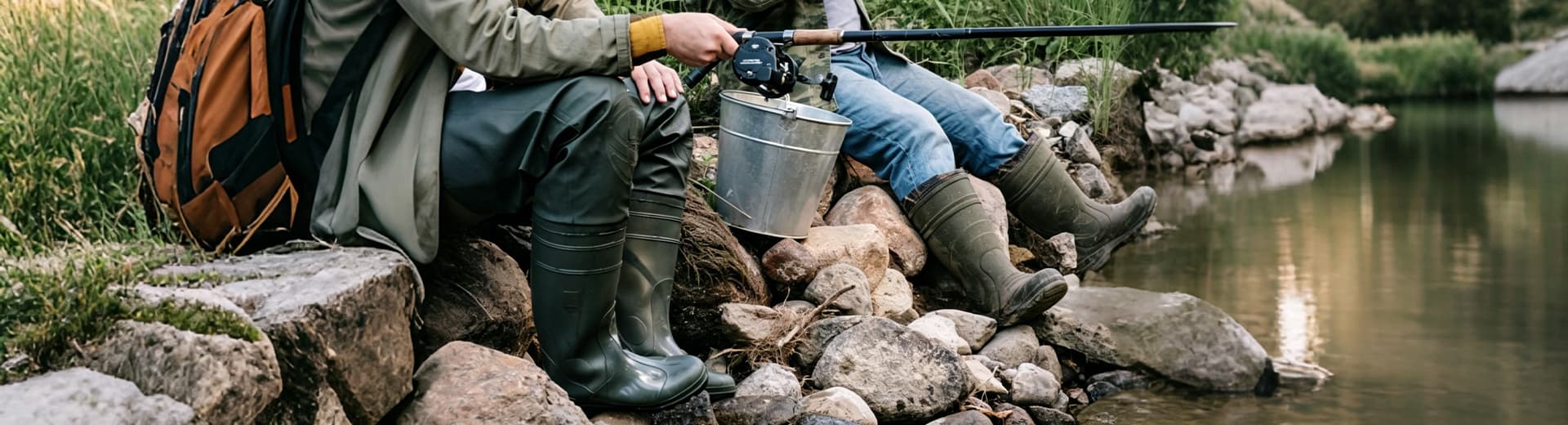 Fishery and aquaculture boots for wet seafood work areas