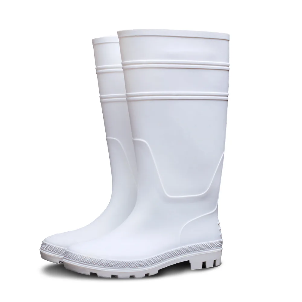 Yellow PVC waterproof construction work boot product view