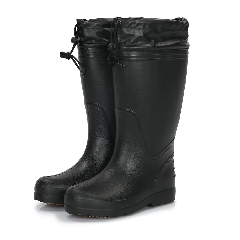 Yellow PVC waterproof construction work boot product view