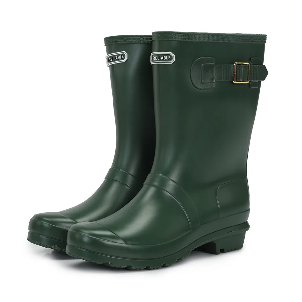 Yellow PVC waterproof construction work boot product view