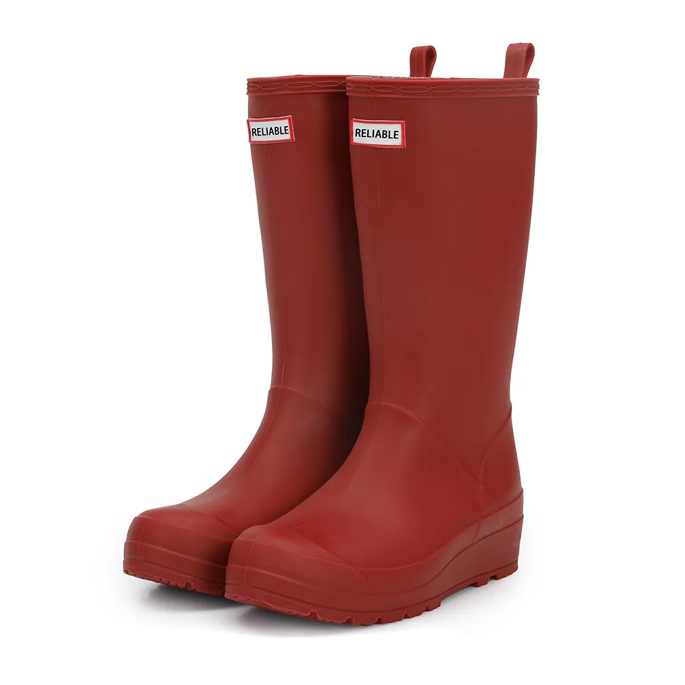 Yellow PVC waterproof construction work boot product view