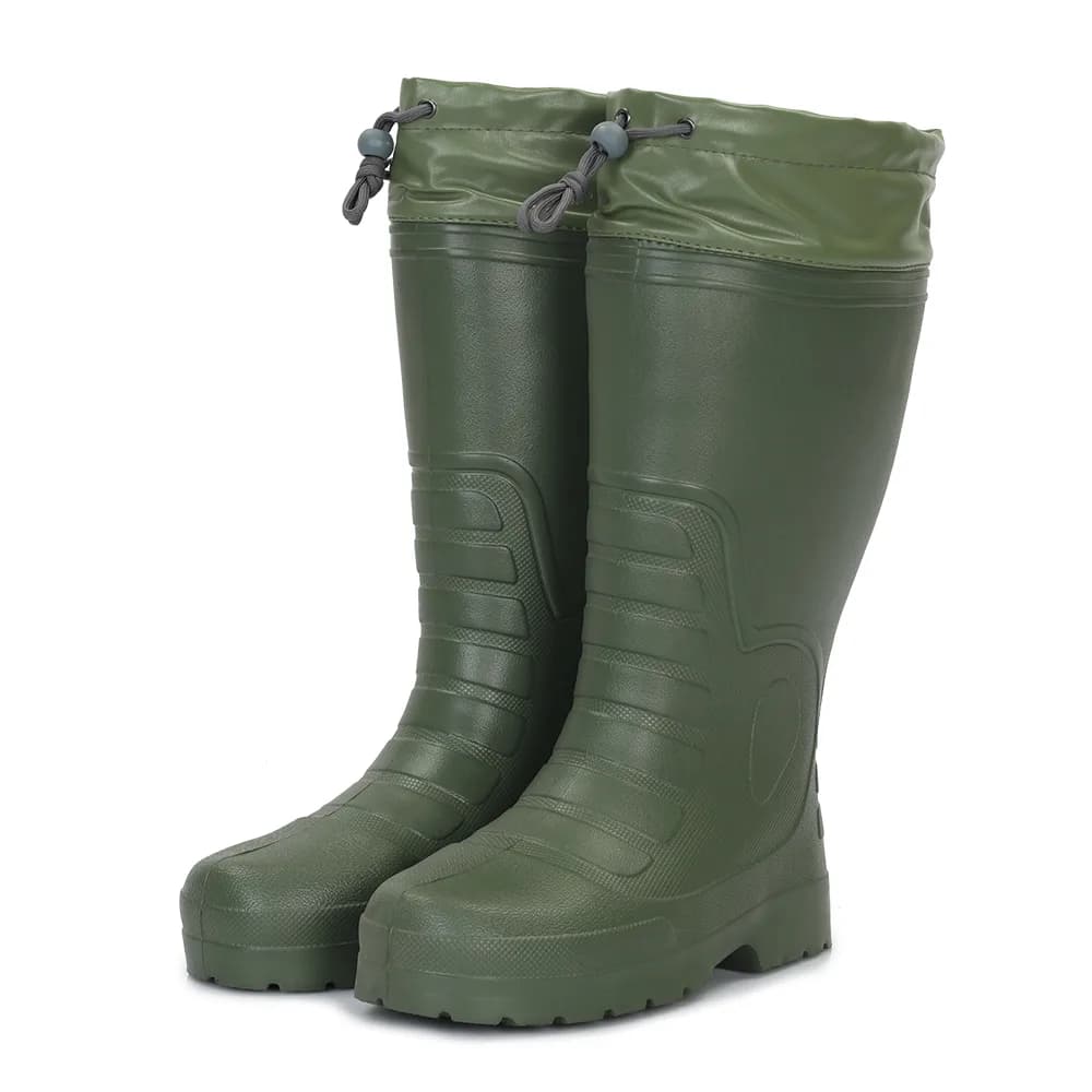 Yellow PVC waterproof construction work boot product view