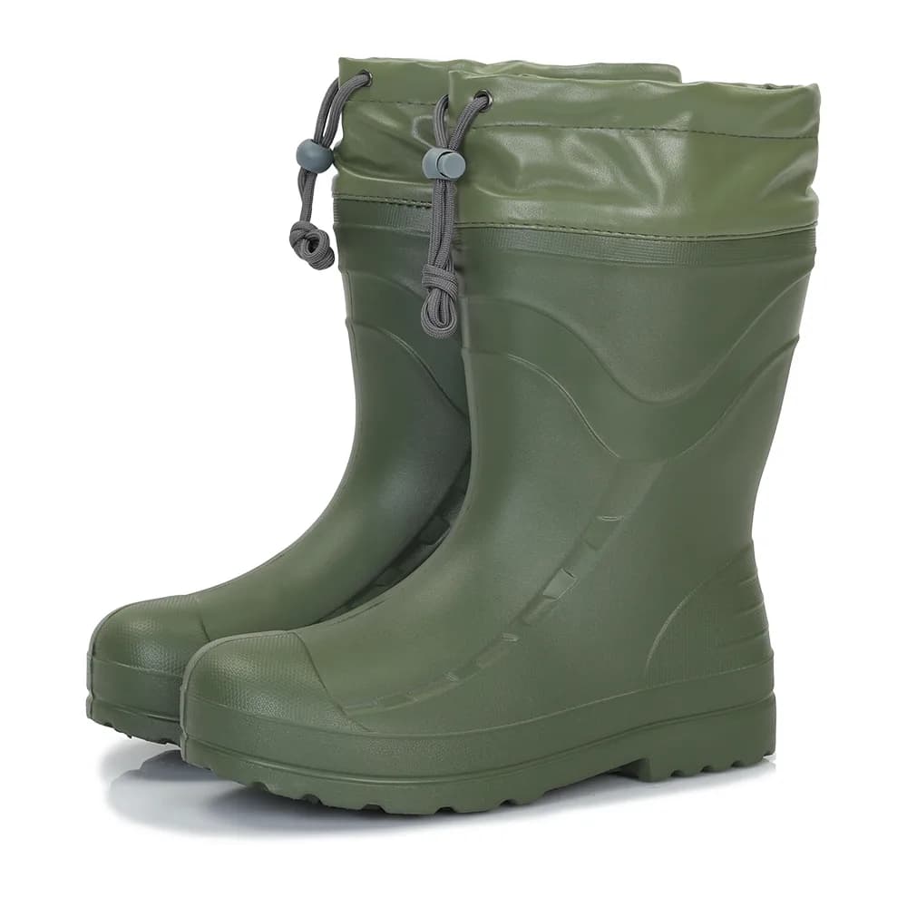 Yellow PVC waterproof construction work boot product view