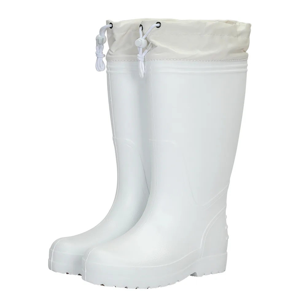 Yellow PVC waterproof construction work boot product view