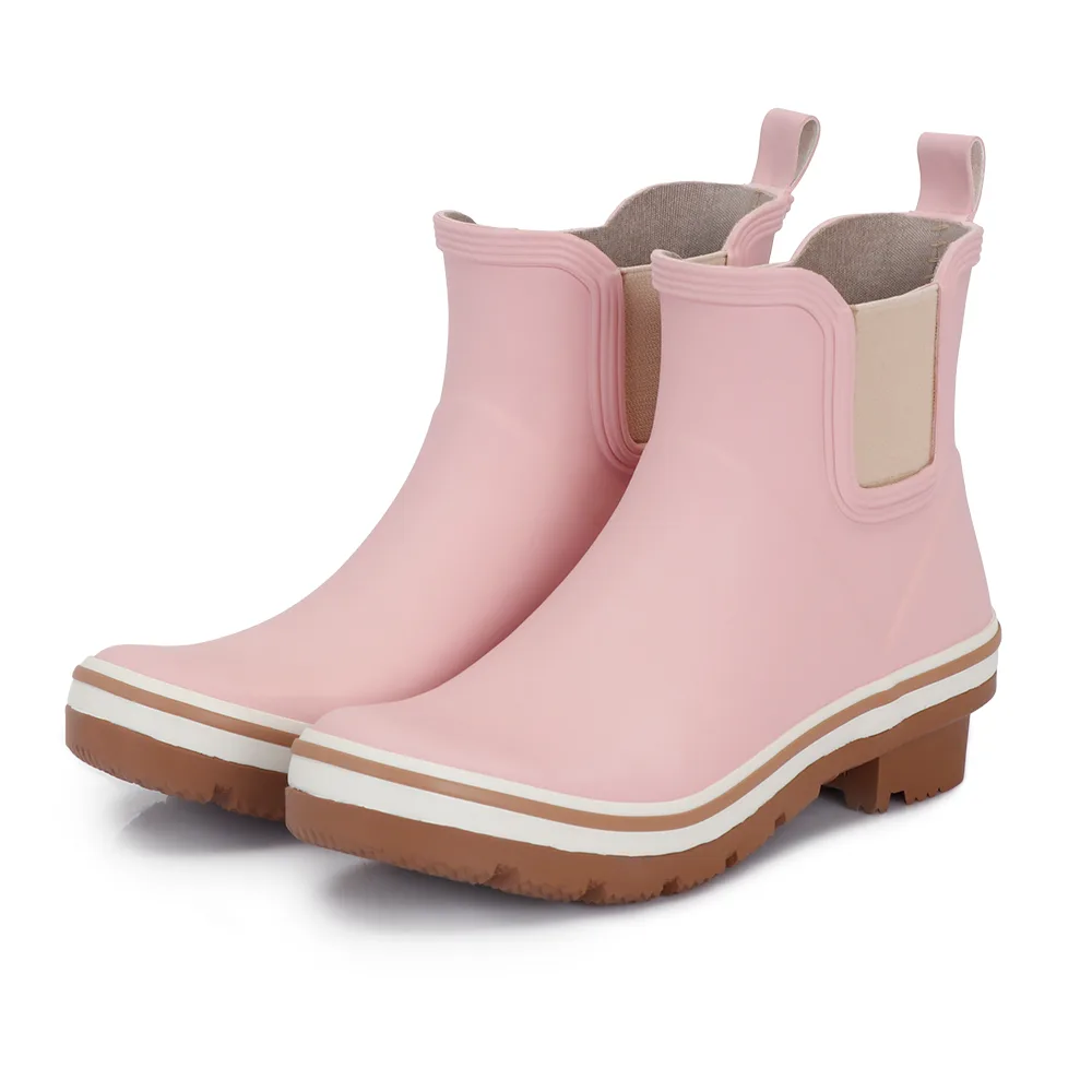 Yellow PVC waterproof construction work boot product view