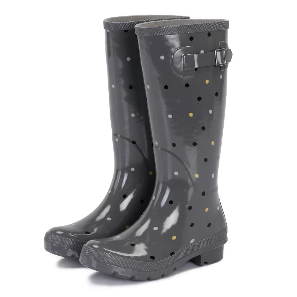 Yellow PVC waterproof construction work boot product view