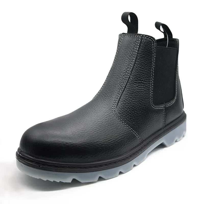 Yellow PVC waterproof construction work boot product view