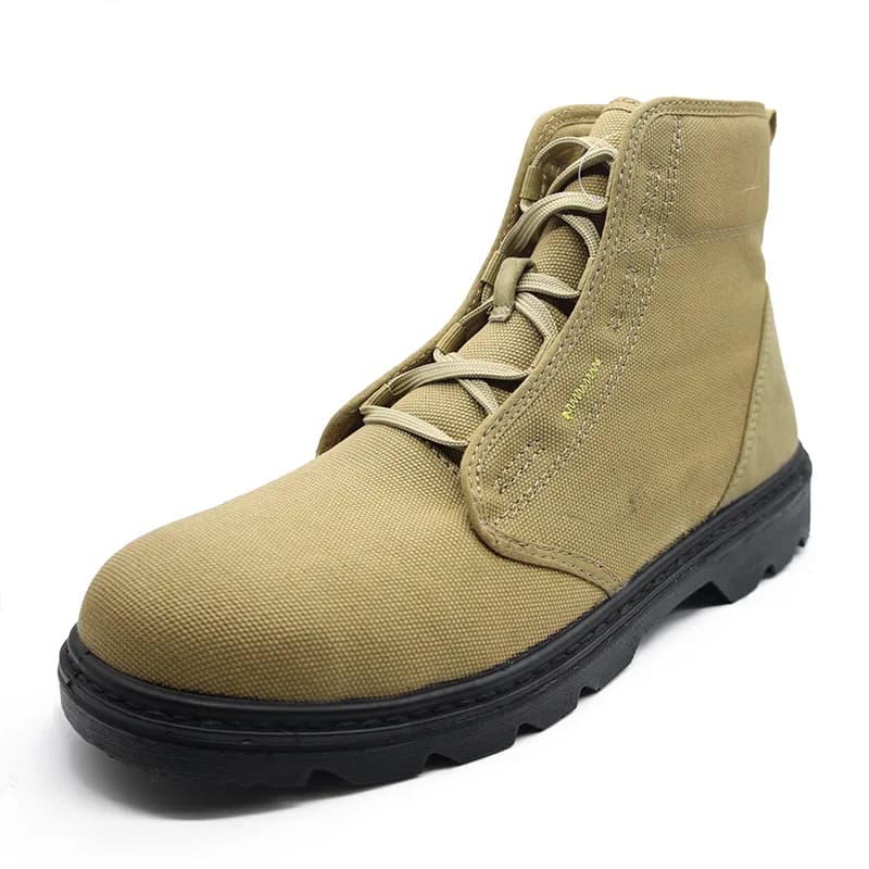 Yellow PVC waterproof construction work boot product view
