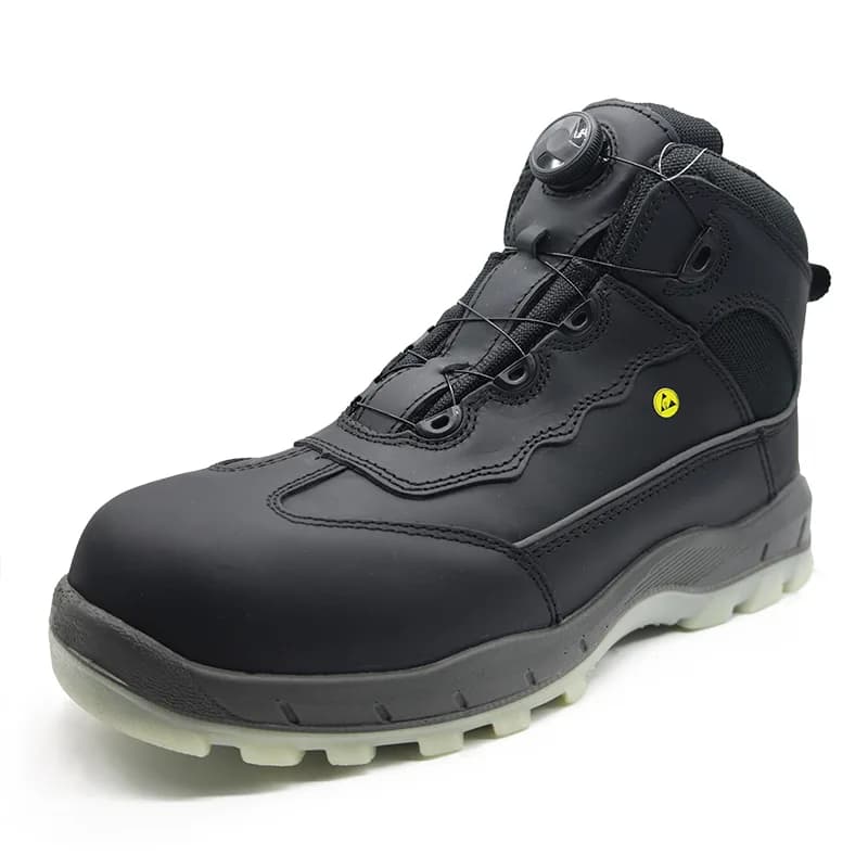 Yellow PVC waterproof construction work boot product view